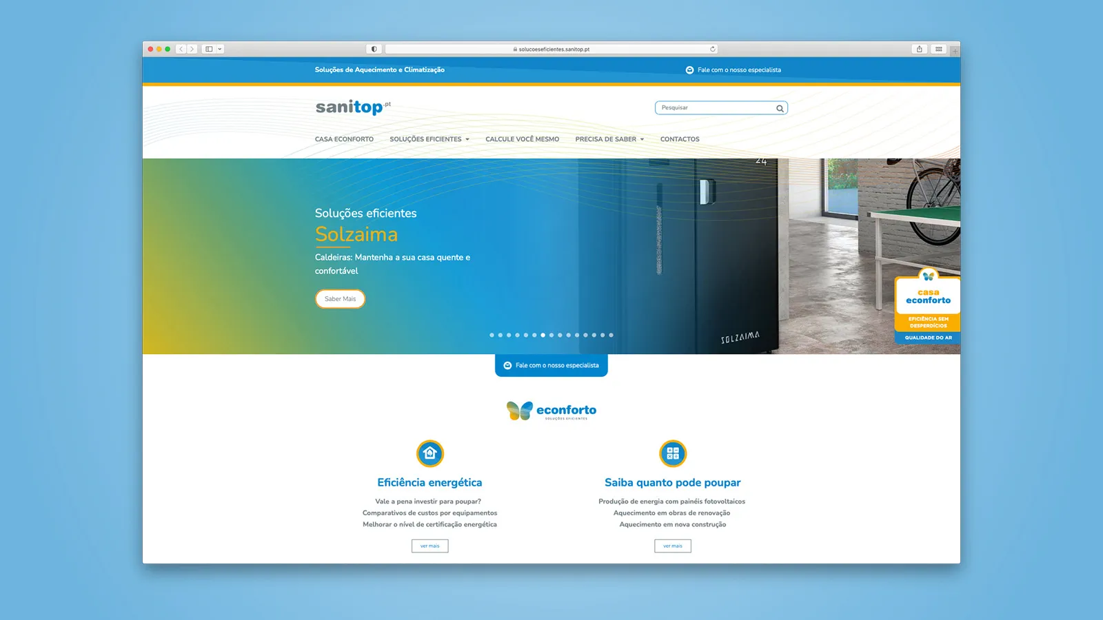 Sanitop - Soluções de Aquecimento e Climatização