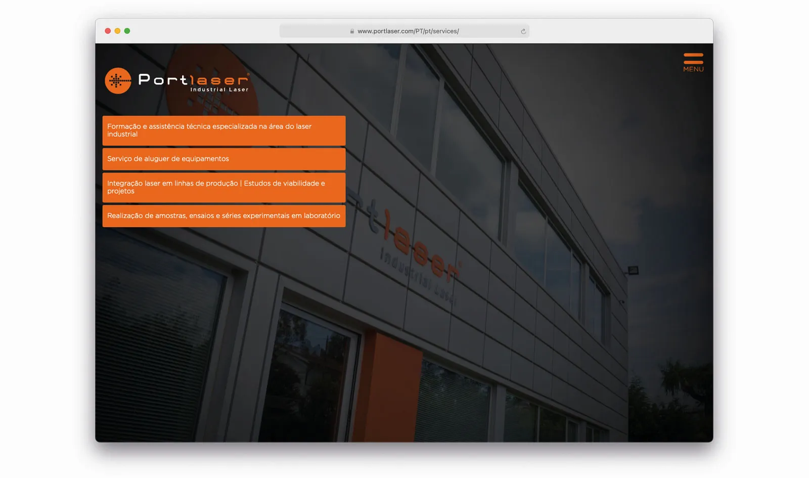 Website PortLaser